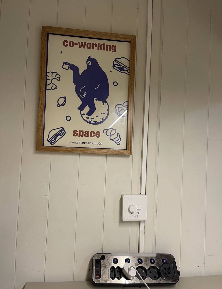 Cartel del co-working space